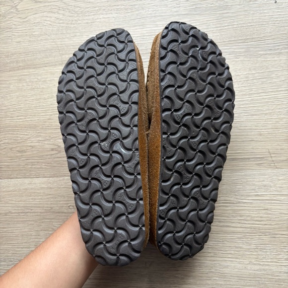 Womens Brown Suede Buckley Birkenstocks - Picture 2 of 5